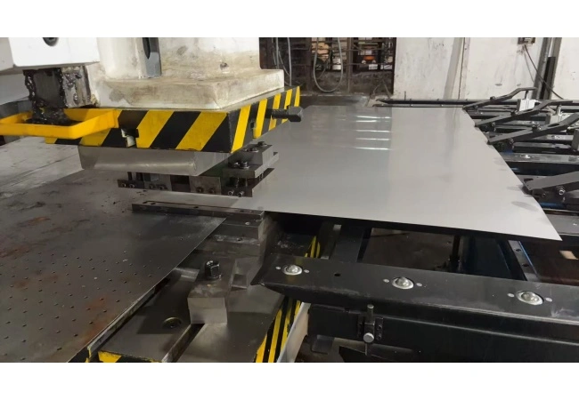 63-ton deep throat pressure punching machine installed at ANJIA Group Guangzhou facility